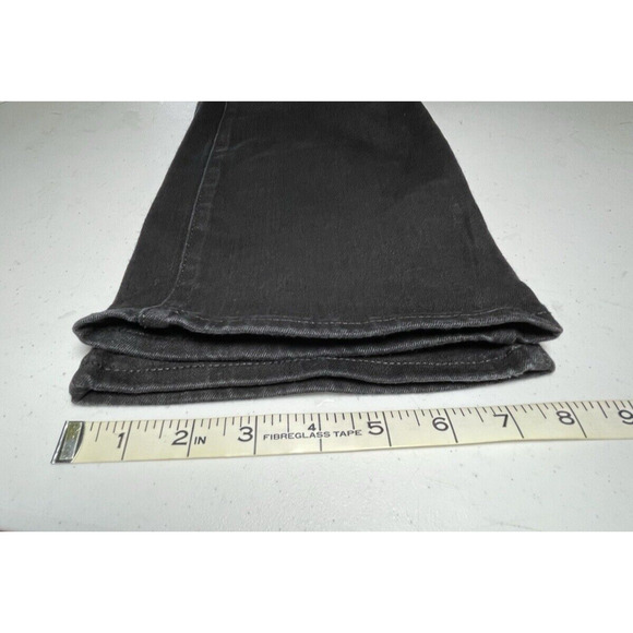 Old Navy High Rise Kicker Boot Cut Jeans Size 12 Womens Black Denim Womens - Picture 9 of 11